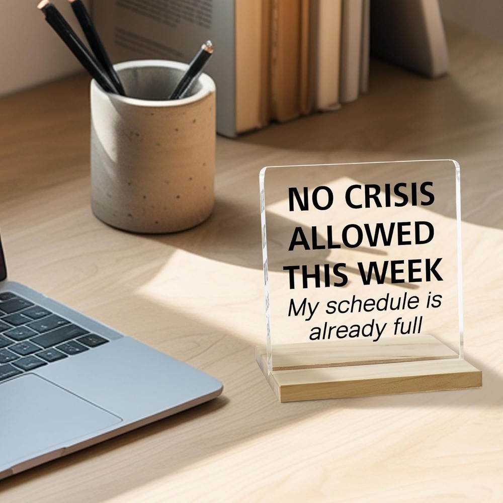 OFFICE DECOR, DESK ACCESSORIES , OFFICE DECOR SIGN