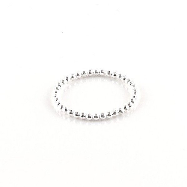 Sterling Silver Textured Stackable Ring - Free Gift Packaging