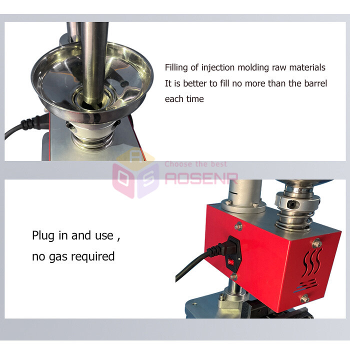 1-10g Desktop Manual Vertical Injection Molding Machine Plastic Moulding Machine