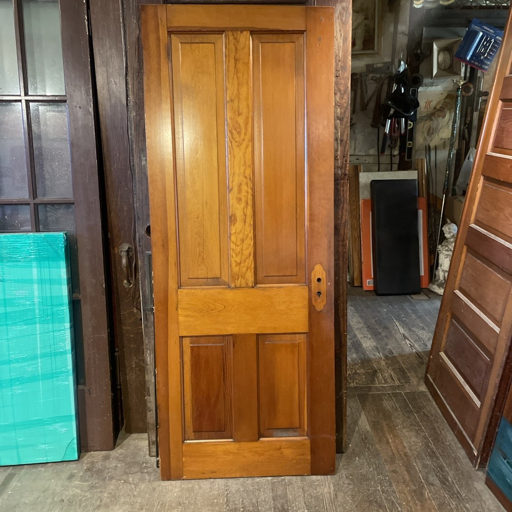 Four vertical panel Pine interior door