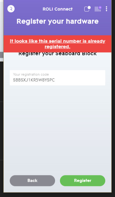 ROLI Seaboard Bock with Lightpad