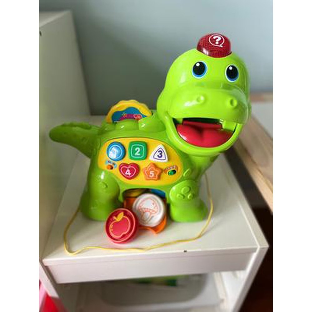 NIB VTech Interactive Chomp & Count Dino Toy Set with Accessories for Toddlers