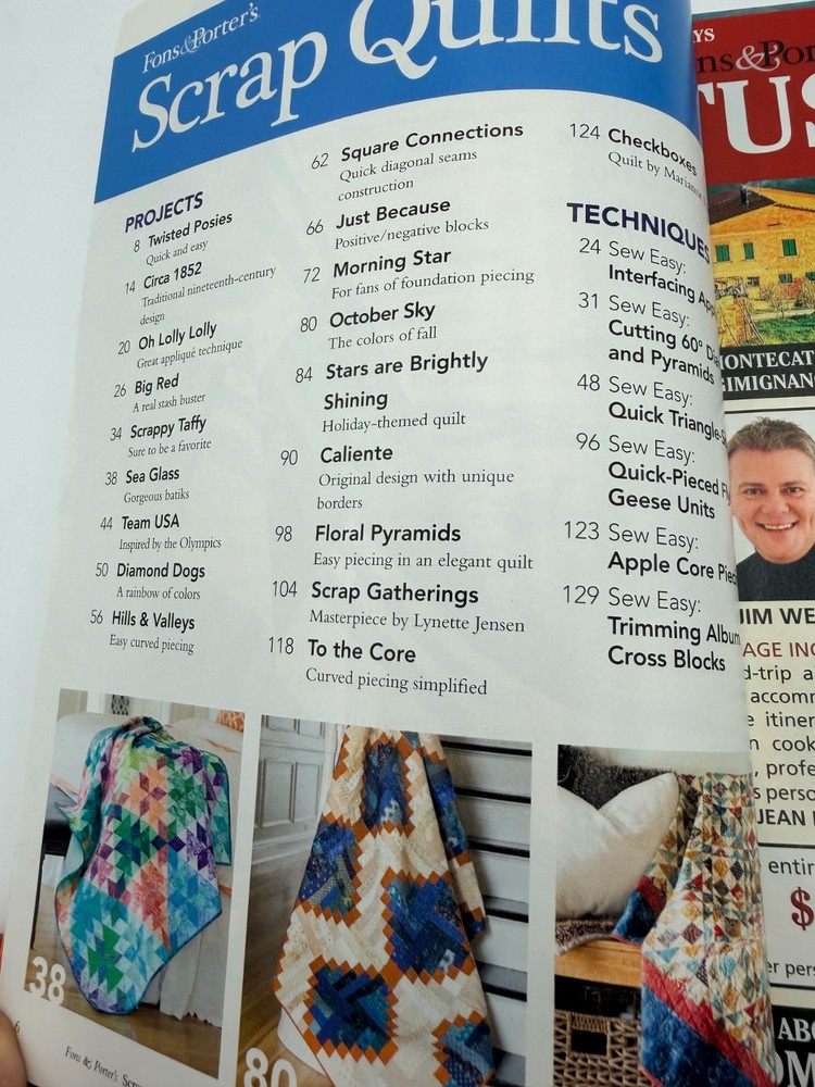 Various Quilting Magazines Projects and Patterns