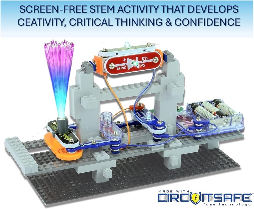 BRIC: Structures | Brick & Electronics Exploration Kit | Over 20 Stem & Brick...