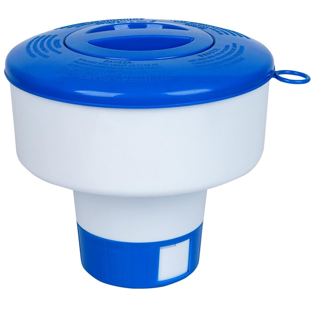 Pool Floater for Pools Fits 3" Tablets,7" with Adjustable Flow Vents