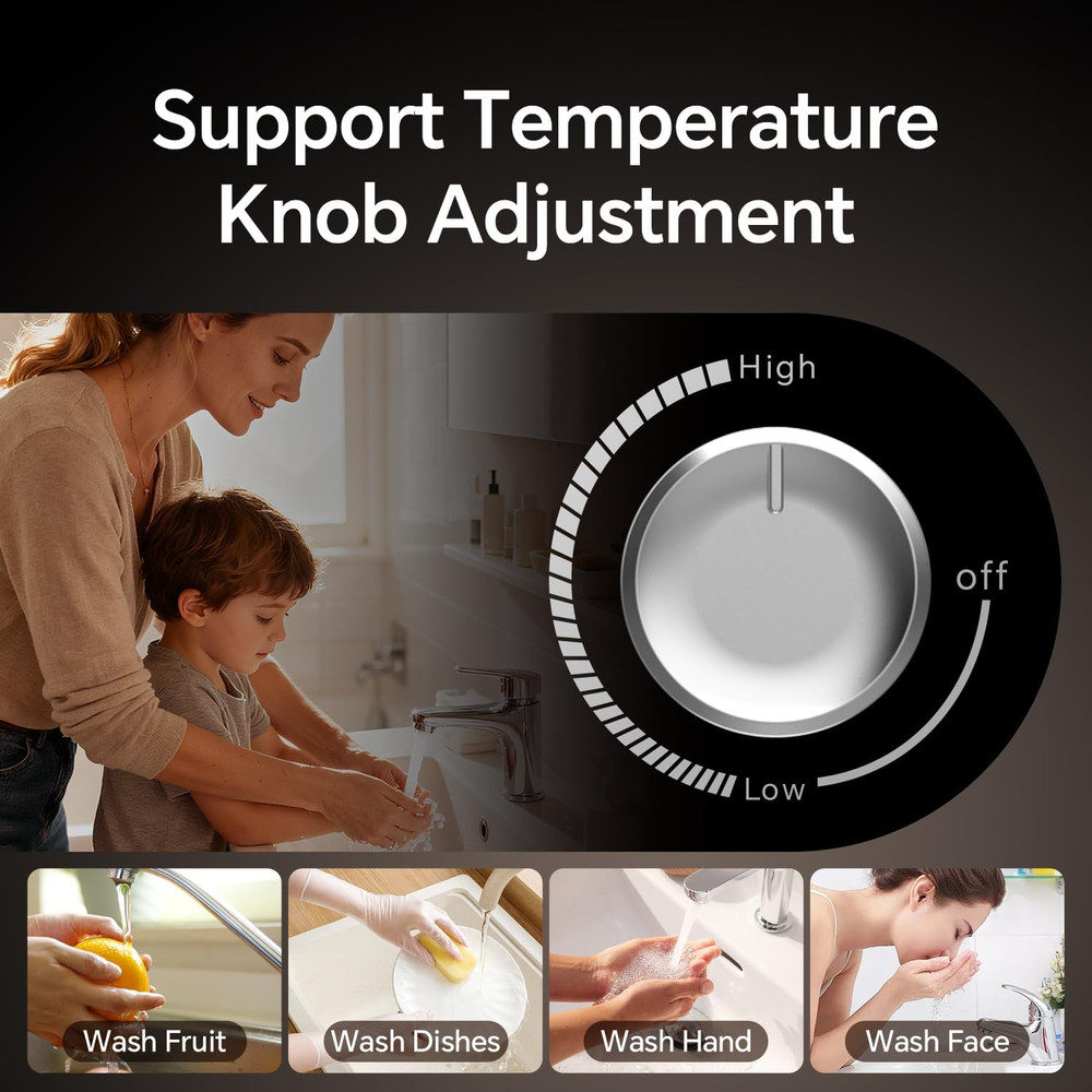 2025 Gen II 4-Gallon Electric Mini-Tank Water Heater, 120V, 1440W Instant Hot W