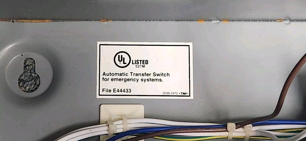 Cummins Onan RSS100-6868 100A 240VAC 1PH 2P Automatic Transfer Switch