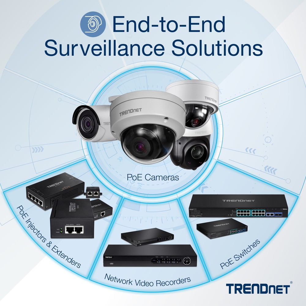 TRENDnet TPE-E110 Gigabit PoE+ Repeater/Amplifier