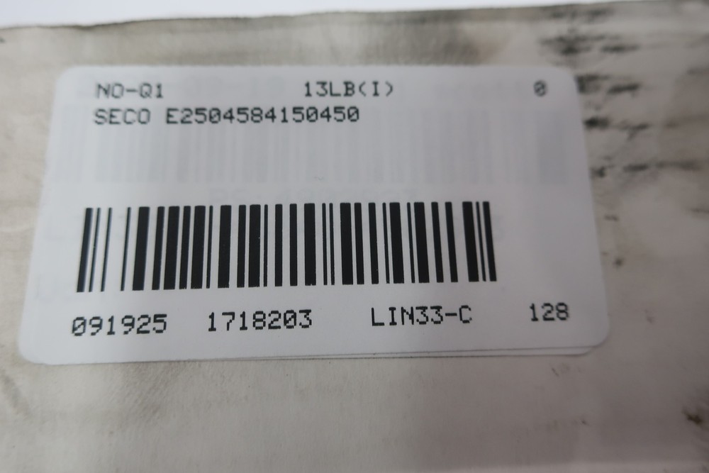 Seco E2504584150450 Tool Holder