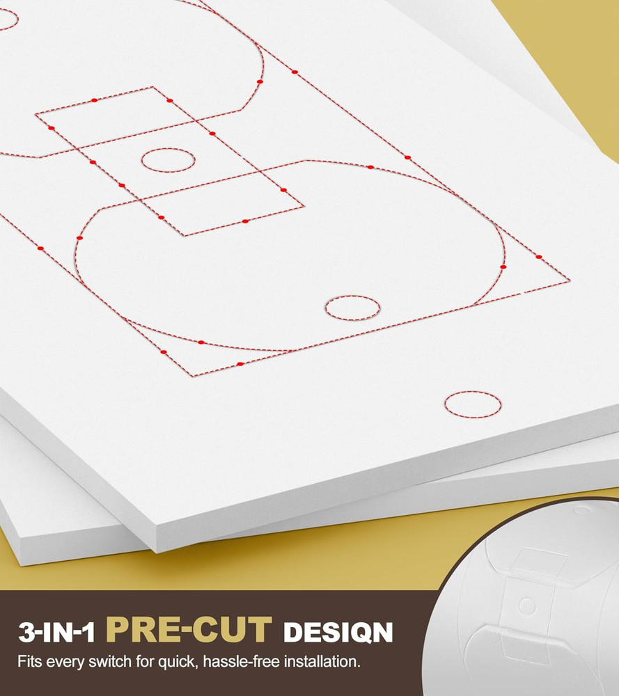 Outlet Insulators Draft Sealers, 30 Pack Electrical Outlet Insulation Pads, EVA