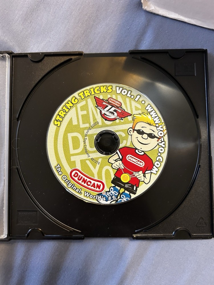 Duncan Yo-Yo String Tricks & Looping Tricks Vol. 1. CD 2003 75th Anniversary