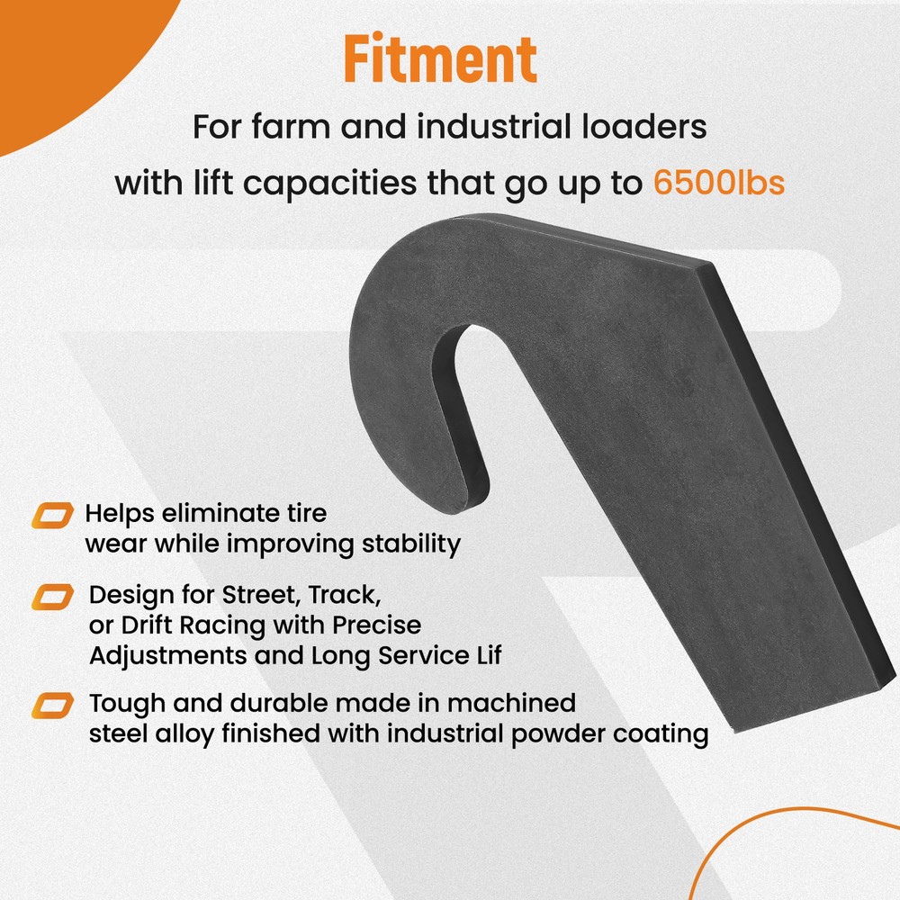 Heavy Duty Bucket Fork Brackets 6500lbs for Excavator Loader Quick Attach