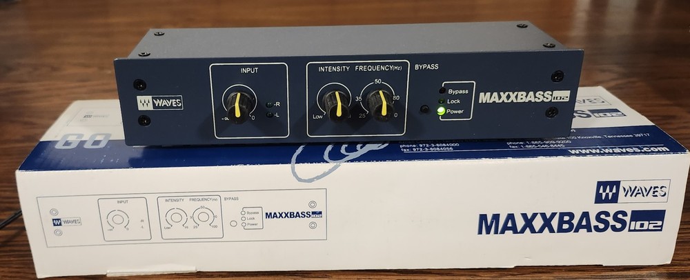 Rare Waves Maxxbass 102 Hardware Low Frequency Stereo Processor Tested EUC W/box