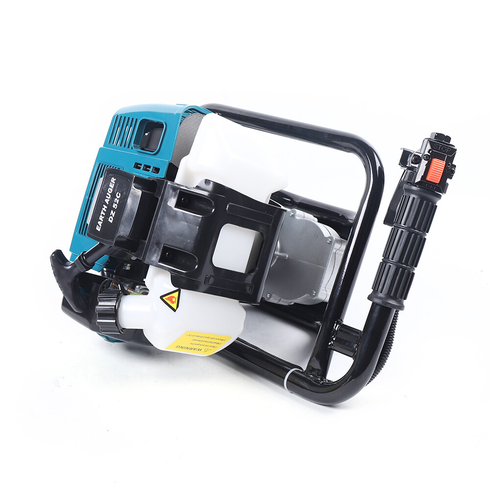 52cc 2 Stroke Post Hole Digger with 2 Bits Gas Powered Earth Auger Drill Machine