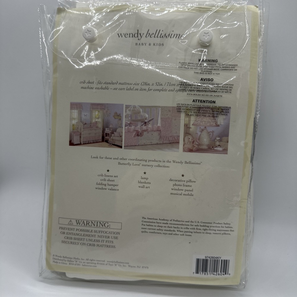 Wendy Bellissimo Crib Sheet