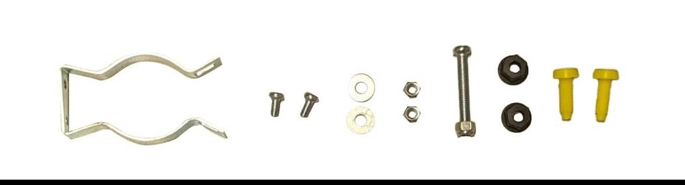 Hi Level Rigid motorcycle L Plate Kit. Front & rear with fork leg Multi