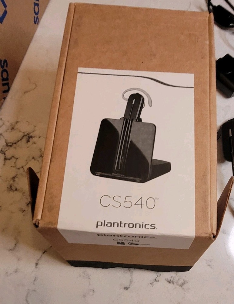 Plantronics CS540 Wireless Office Headset System w/ Base & Accessories – Tested