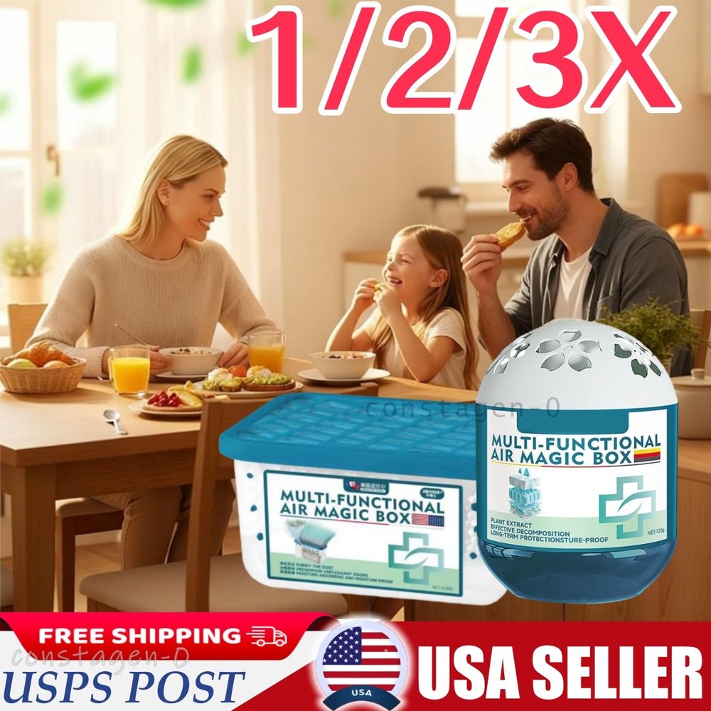 Indoor Air Purification Dust Removal Magic Box,Multi-functional Air Magic Box US