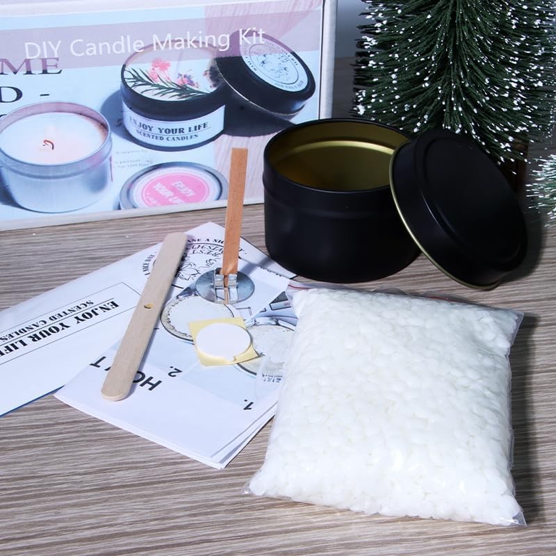 DIY Candle Making Kit (Black)