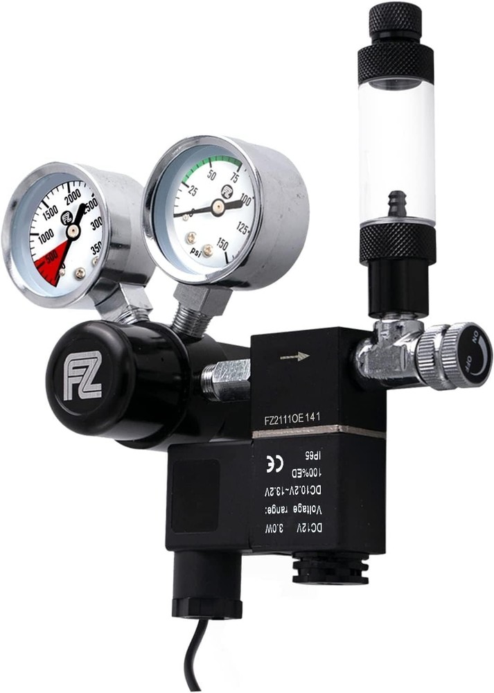 High Precision Aquarium CO2 Regulator System with Check Valve & Tools Included