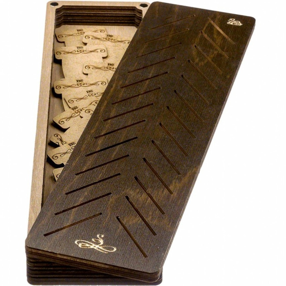 Plywood Needlework Box + 28 spools Needlework Organizer Thread/Floss organizer