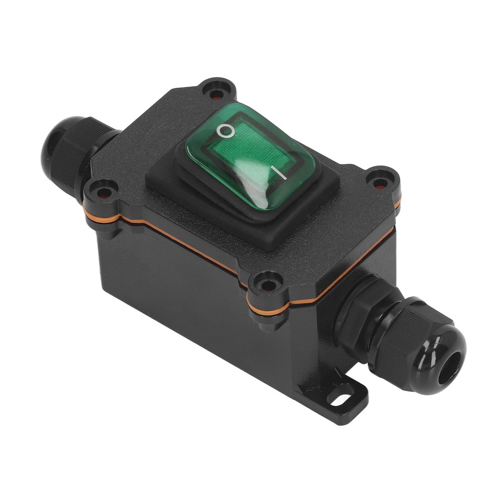 4Pin 2Position Inline Cord Switch With Rocker Button OnOff Outdoor Toggle Switch