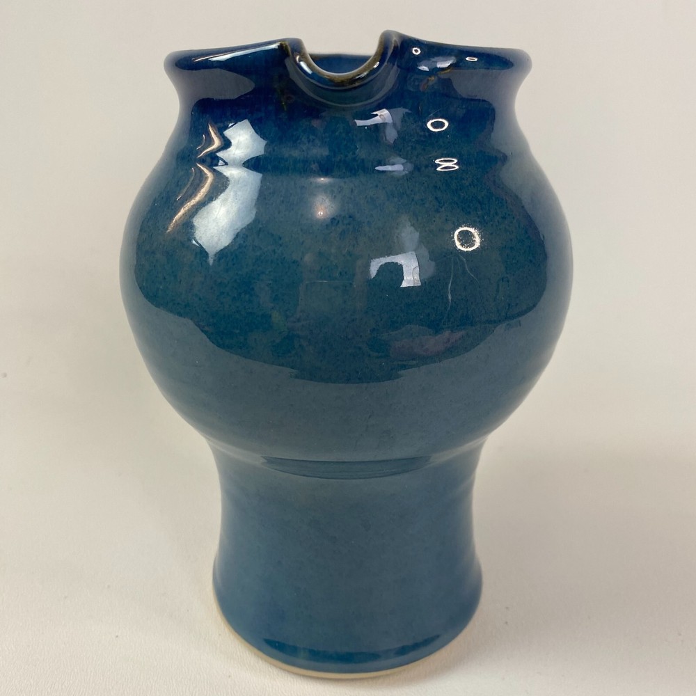 Jack O'Patsy Studio Blue Irlande Dene Ceramic Deathwish Cafe Pottery Pitcher Jug