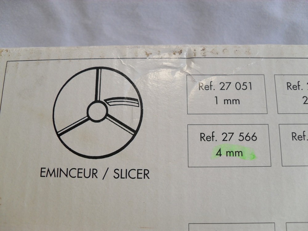 Robot Coupe Slicer Blade 27566 4mm.