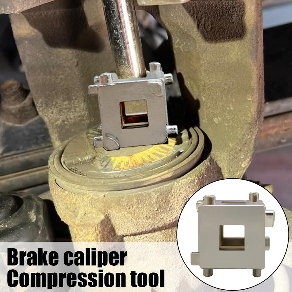 Car Cube Brake Caliper Compression Tool, Steel Rear Disc Piston 1PC