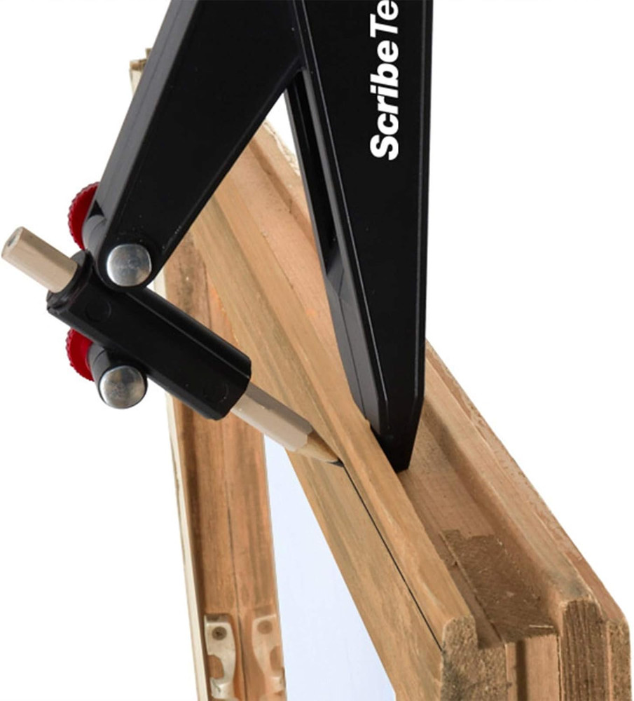 Scribing Tool Compass Adjustable Pencil Scriber Woodworking Marking Tool