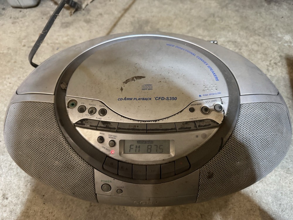 Sony Radio CD Player Tape Player