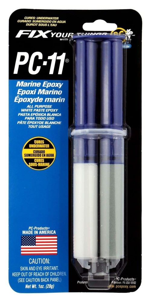 PC-Products PC-11 Epoxy Adhesive Paste, Two-Part Marine Grade, 1oz Applicator...