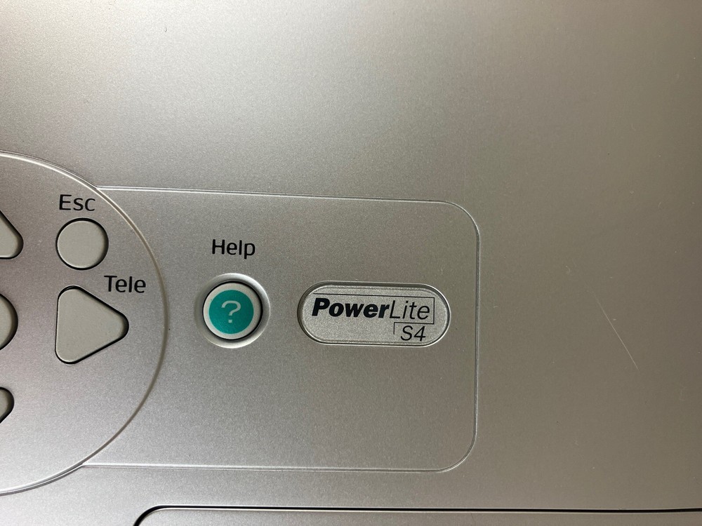 Epson Powerlite 4 Projector With Remote Manuals Cords Cd Carrying Case