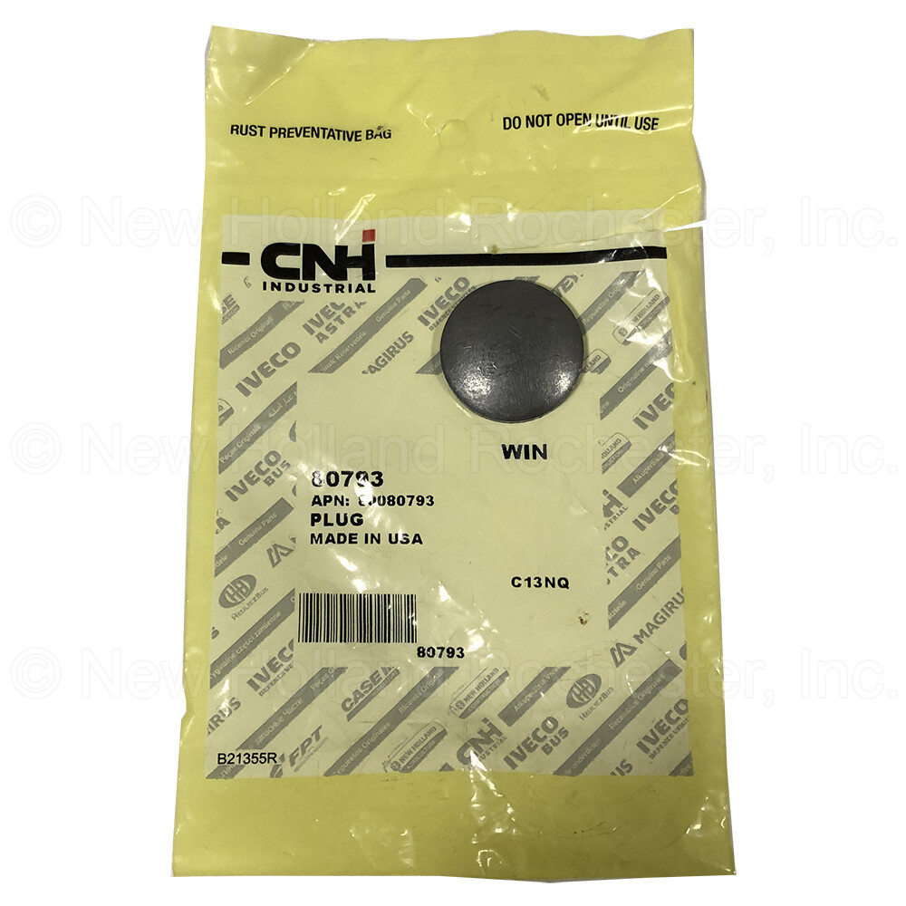New Holland Plug Part # 80793