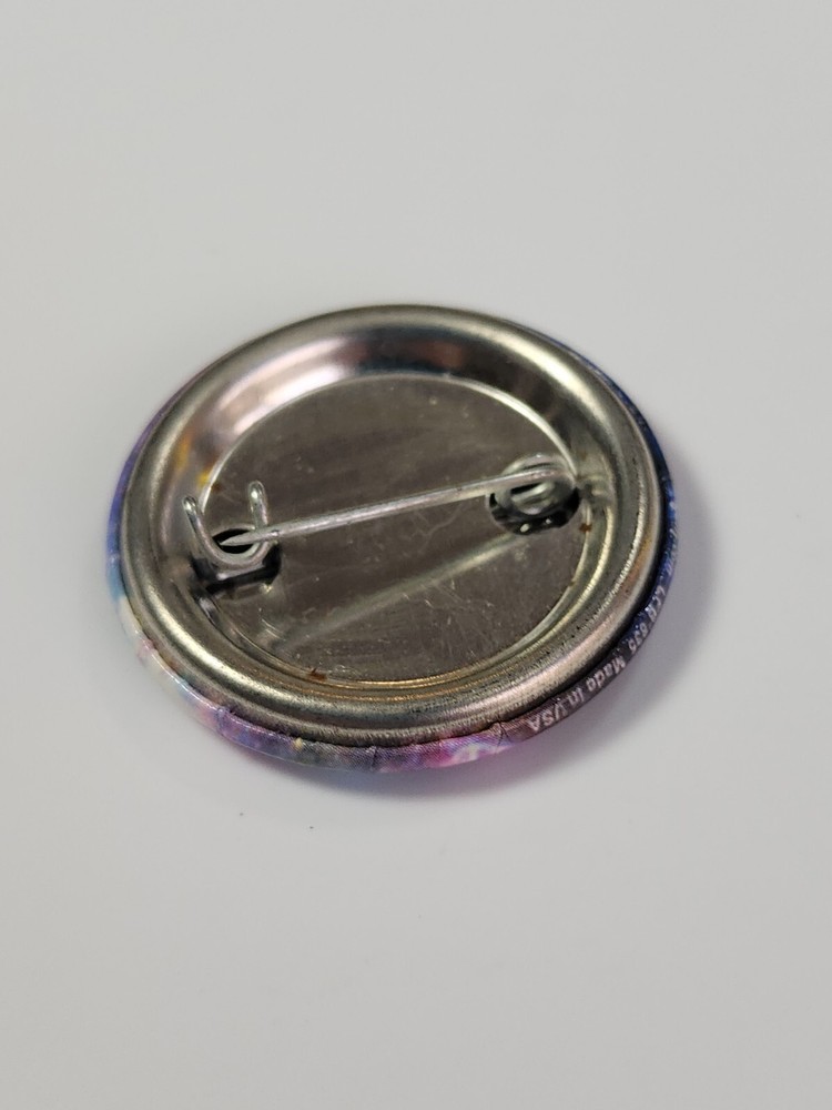 Cat Drawing In Space Button Pin 1.25"