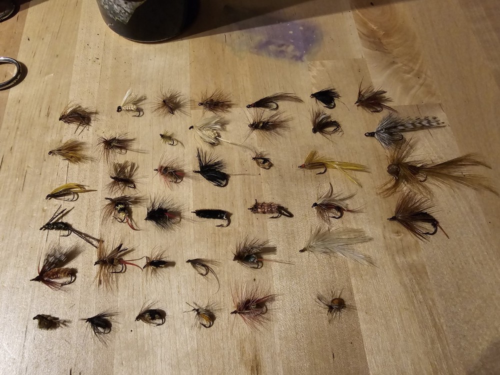 Richard Wheatley Fly Box. W/ Flies. See Description.
