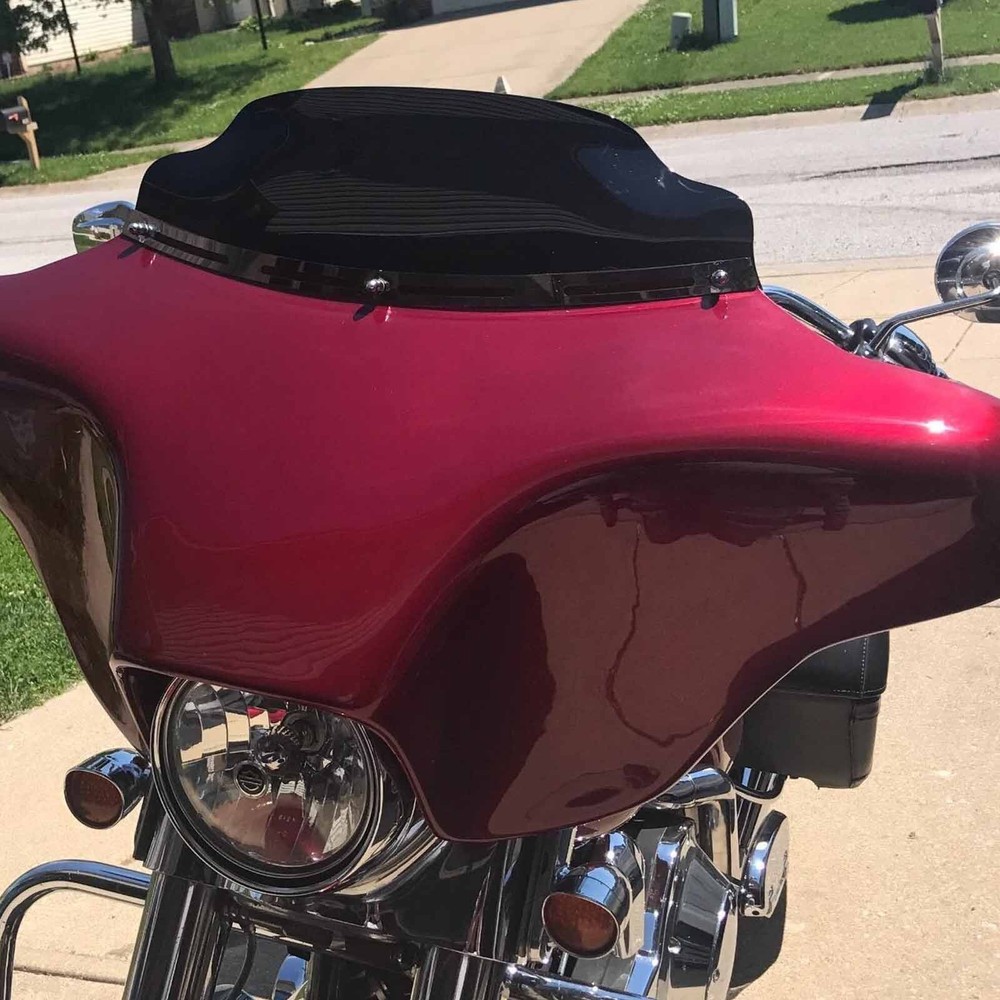 8" Windshield Windscreen For Harley Ultra Classic Electra Glide FLHTCU 1996-2013