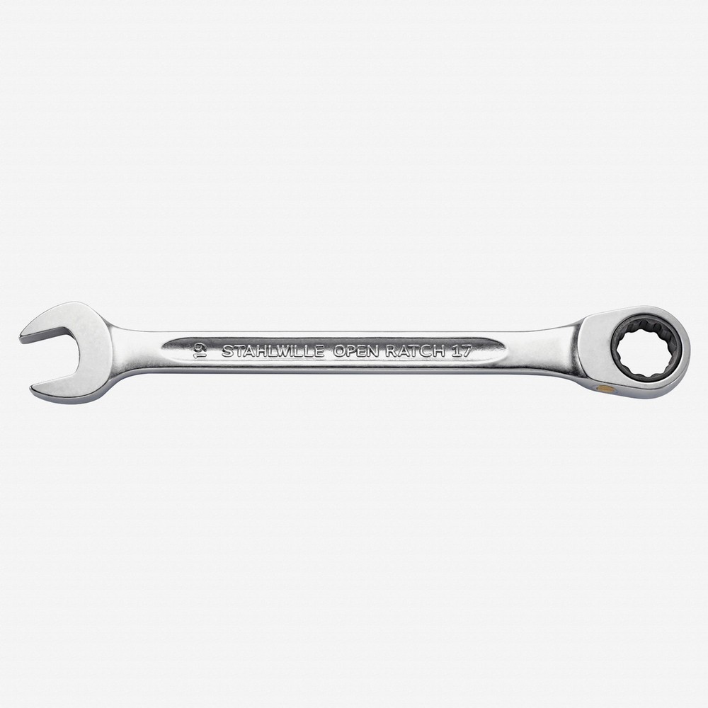 Stahlwille 17F Combination Ratcheting Spanner, 12 Point, 10 mm