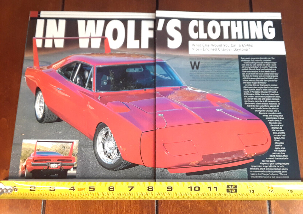 VIPER V-10 POWERED 1970 DODGE ORIGINAL 2005 ARTICLE