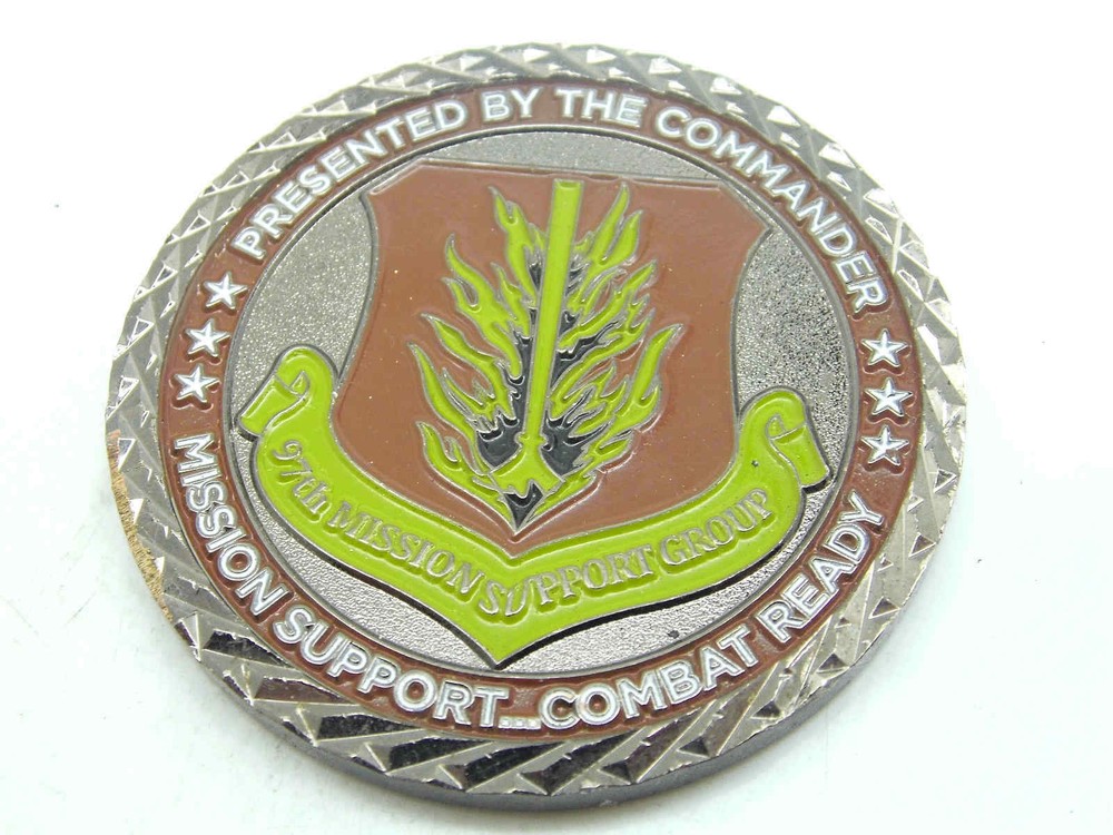 97TH MISSION SUPPORT GROUP CHALLENGE COIN