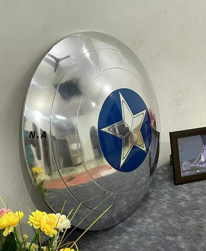 Marvel Captain America Shield Cinematic Replica Shield Warrior Handmade décor