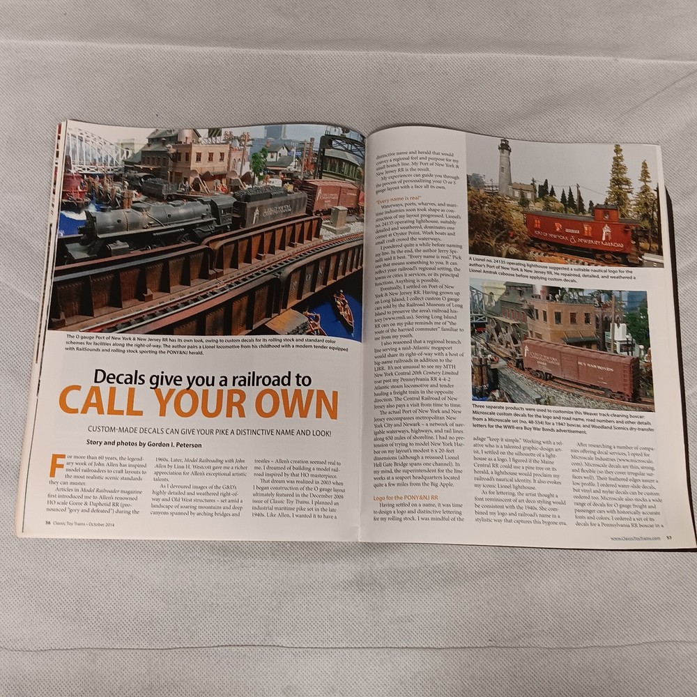 Classic Toy Trains Magazine October 2014