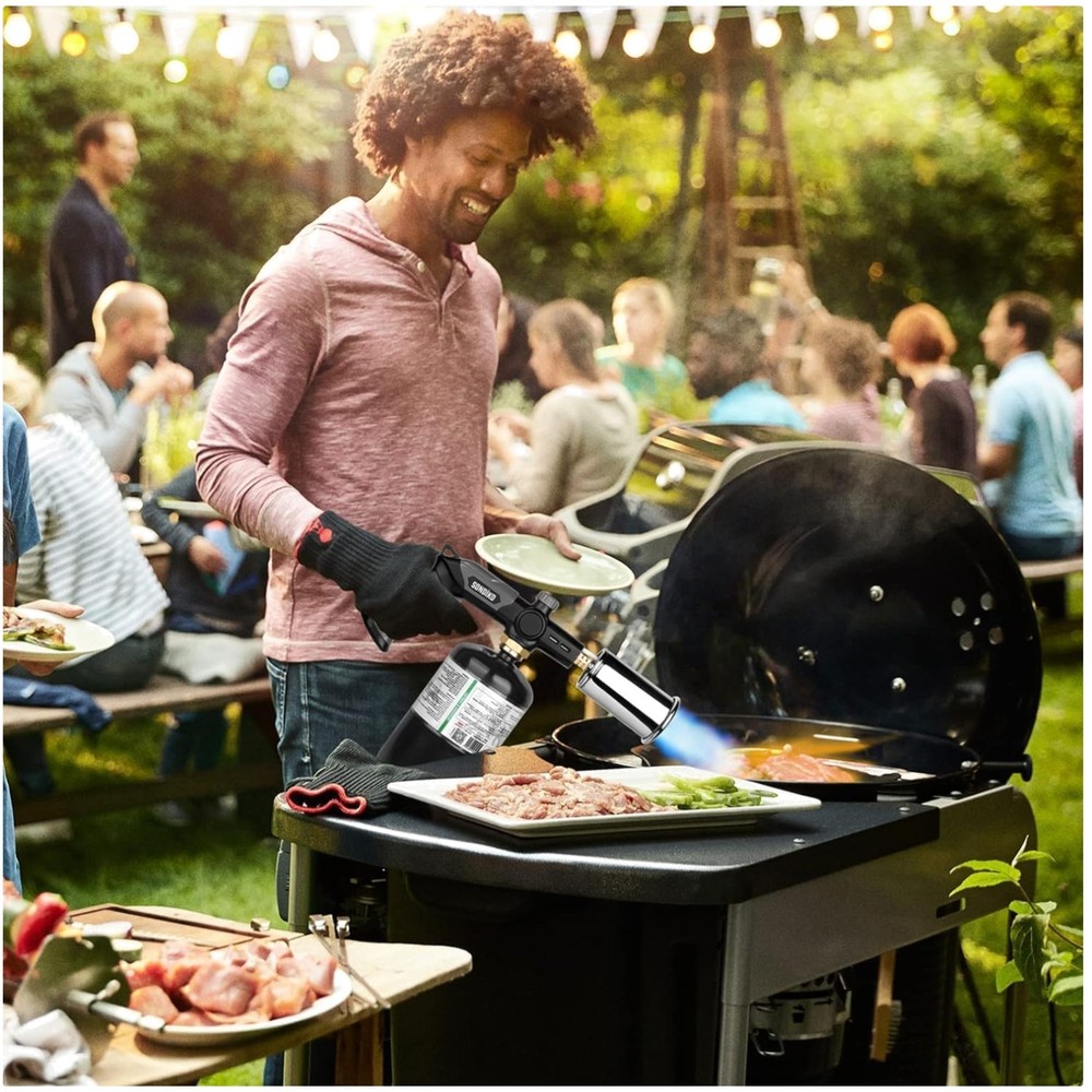 Adjustable Wood Torch Burner for Precision Cooking