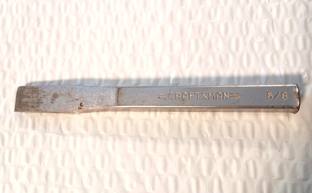 CRAFTSMAN TOOLS 42974, 5/8" CHISEL, 6.3" LONG.