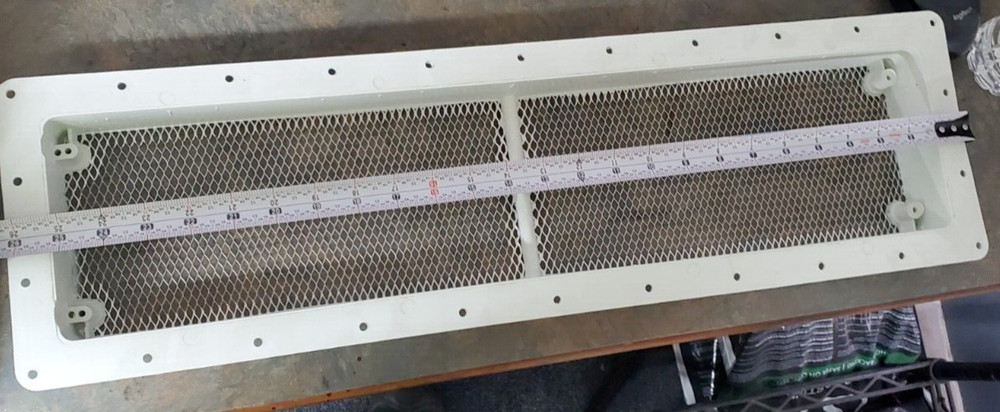 *RV REFRIGERATOR ROOF VENT INSERT NO CAP WHITE Dometic