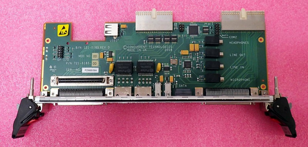 CONCURRENT TECHNOLOGIES AD PP5/002 P/N: 721-6185-00 REAR TRANSITION MODULE