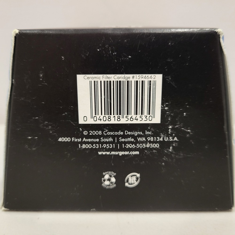 MSR Ceramic Replacement Filter Element Waterworks Miniworks Marathon EX NEW OB