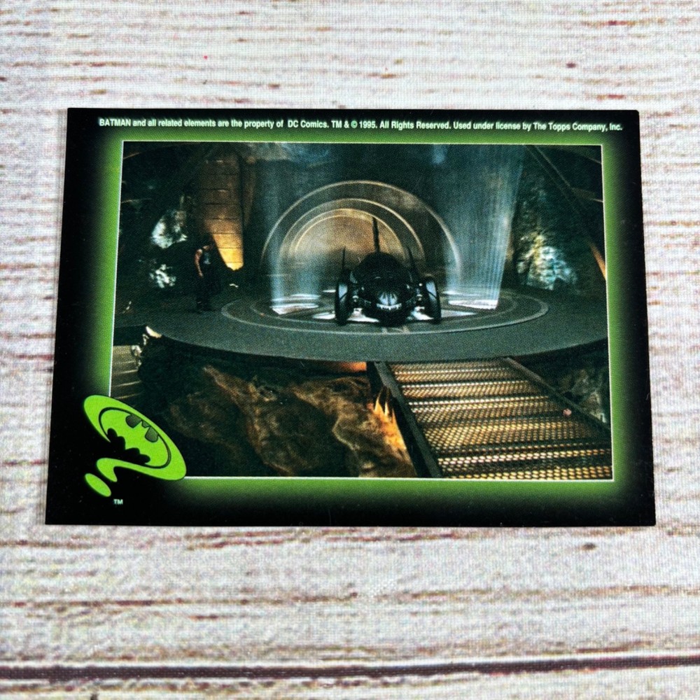 1995 Topps Batman Forever Sticker - #46 Batmobile Launched