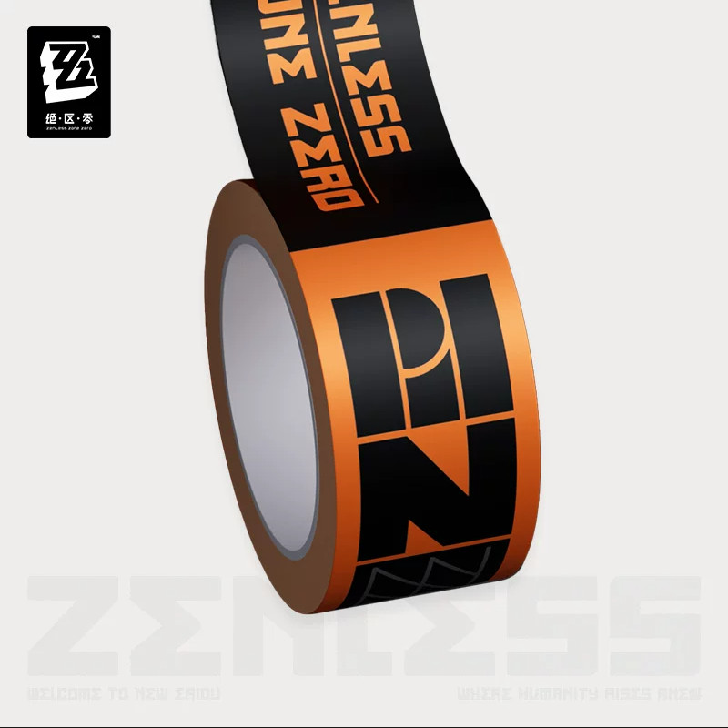 Official Zenless Zone Zero Game Peripheral Silver/Orange Box Xealing Tape Gift