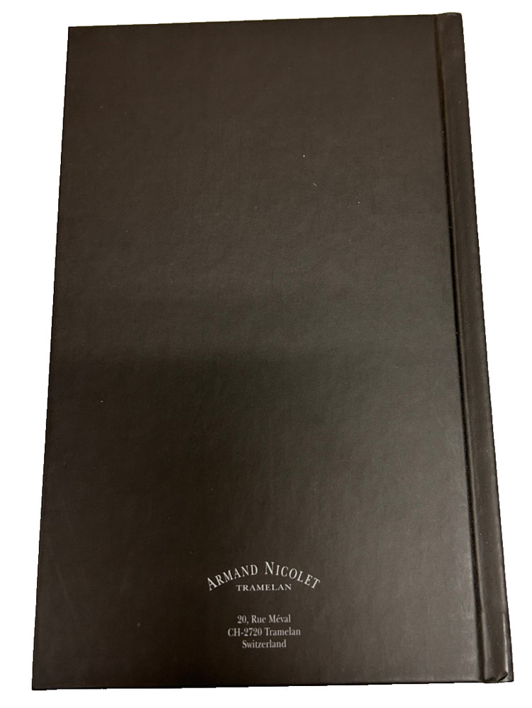 Armand Nicolet Operating Instructions Book